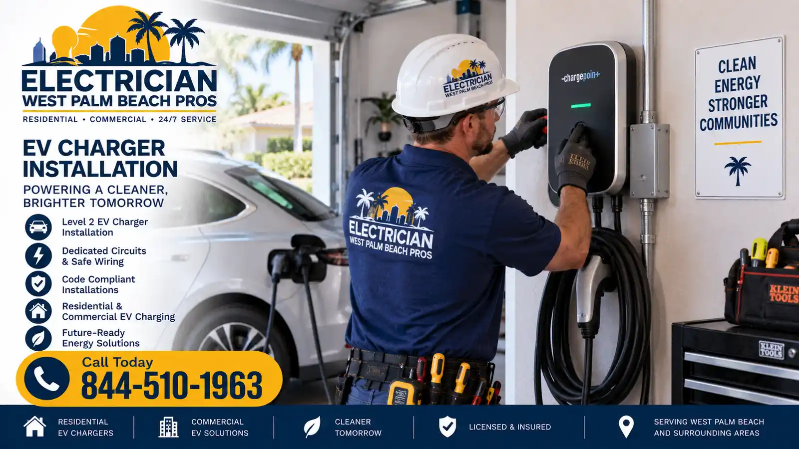 EV Charger Installation in progress