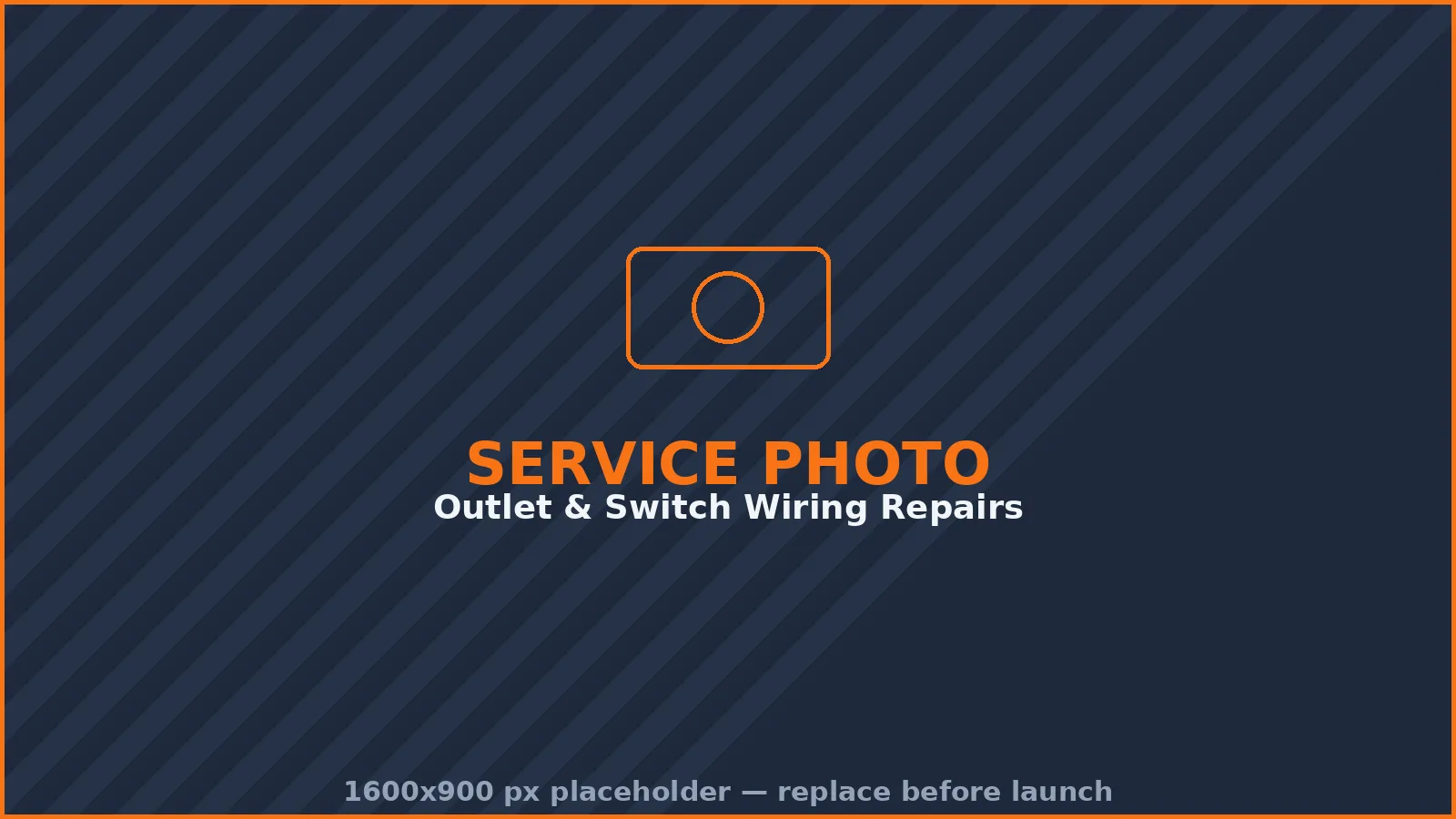 Outlet, Switch & Wiring Repairs in progress